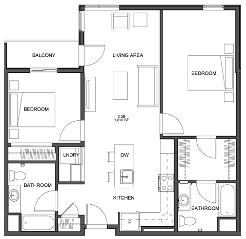 a blueprint of a floor plan of a house